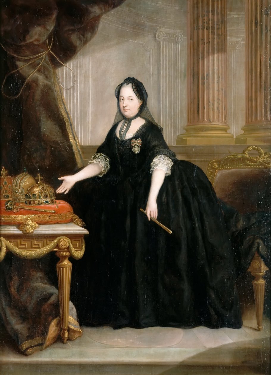 Portrét císařovny Marie Terezie Rakouské 1717-1780 od Anton von Maron