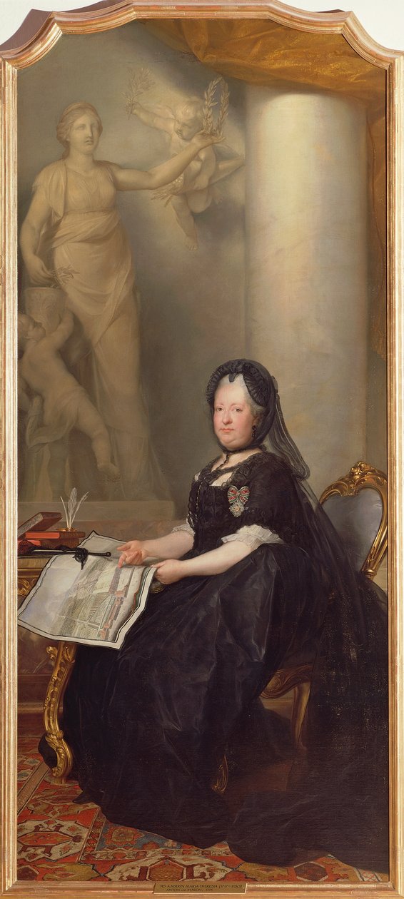 Portrét Marie Terezie, císařovny Svaté říše římské od Anton von Maron