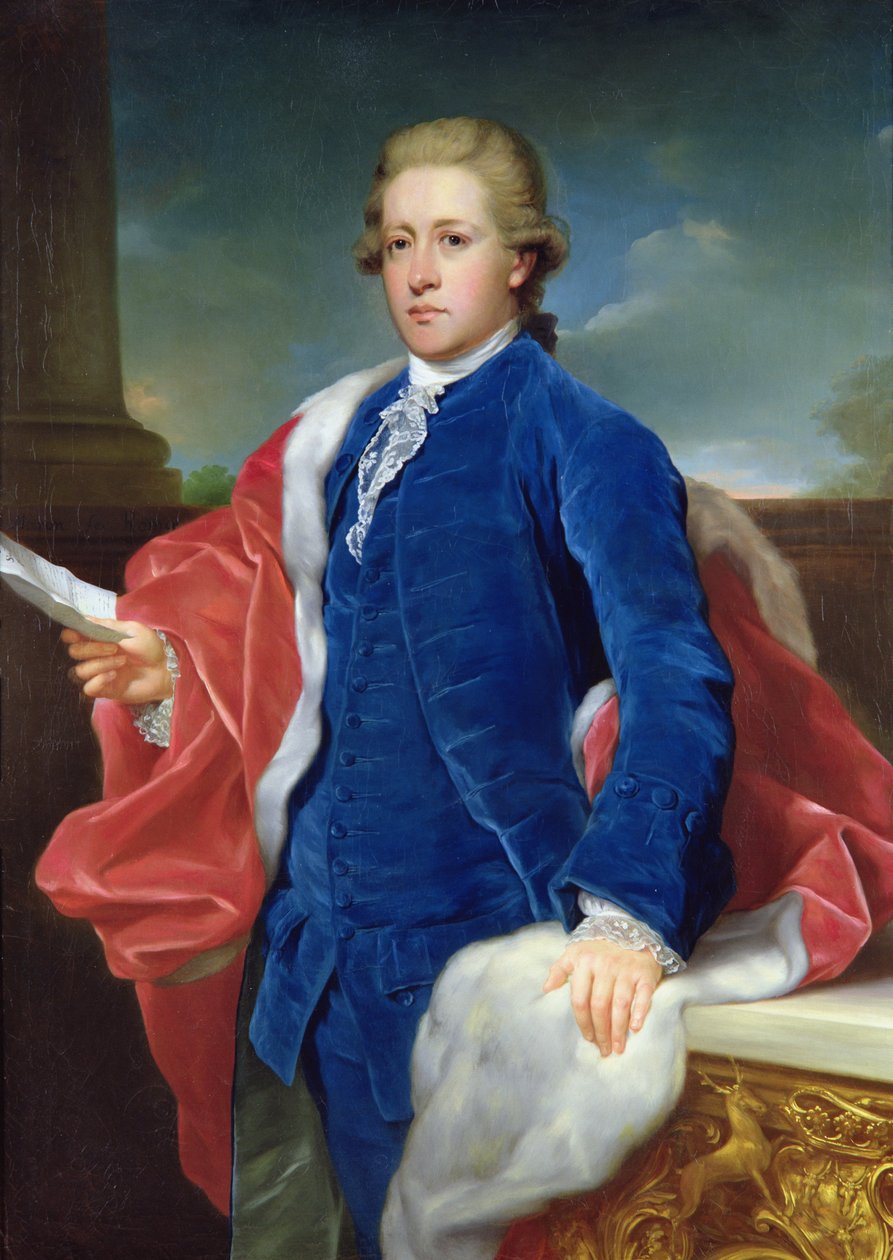 William Cavendish, 5. vévoda z Devonshire (olej na plátně) od Anton von Maron