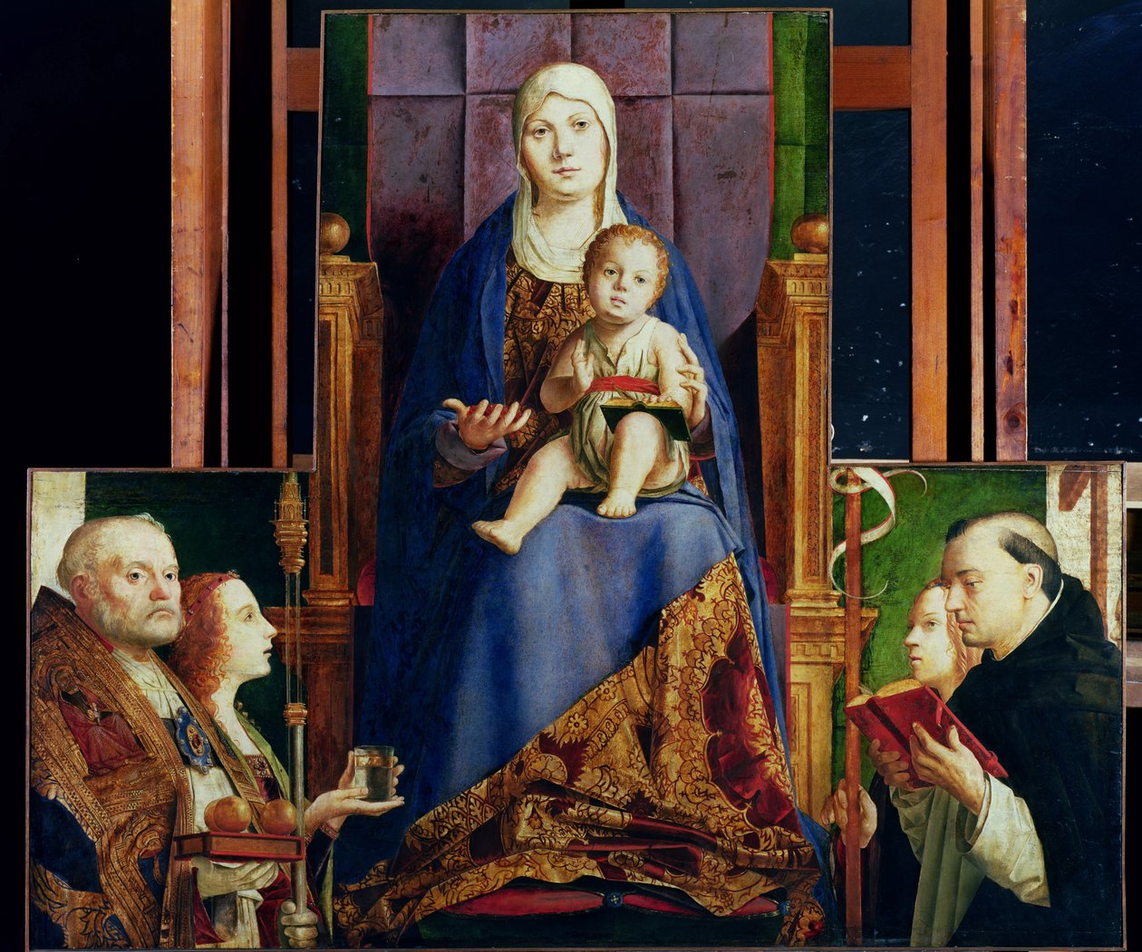 Madona se svatým Mikulášem z Bari od Antonello da Messina