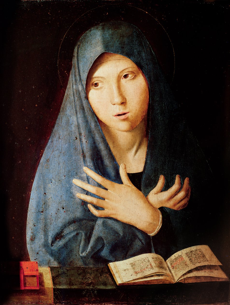Zvěstování, kolem 1473-74 od Antonello da Messina