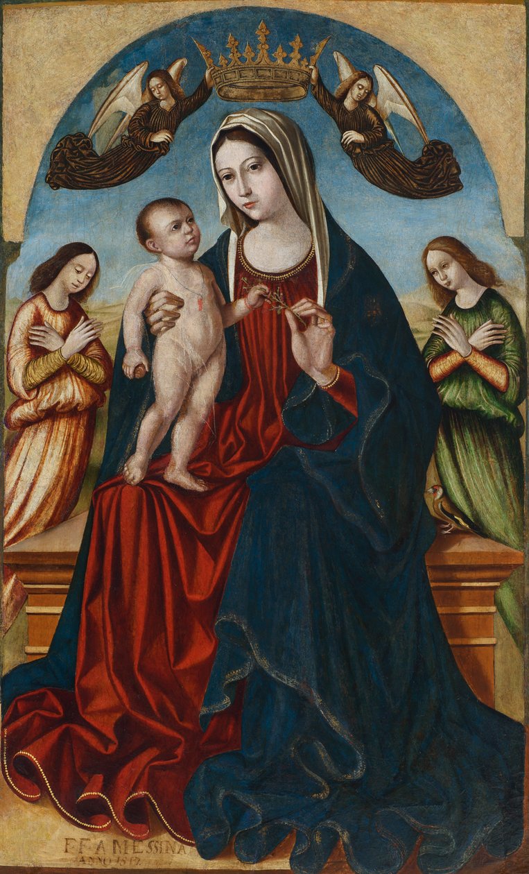 Zdokumentovaný obraz existující na Maltě od Antonia de Saliby od Antonello de Saliba    
