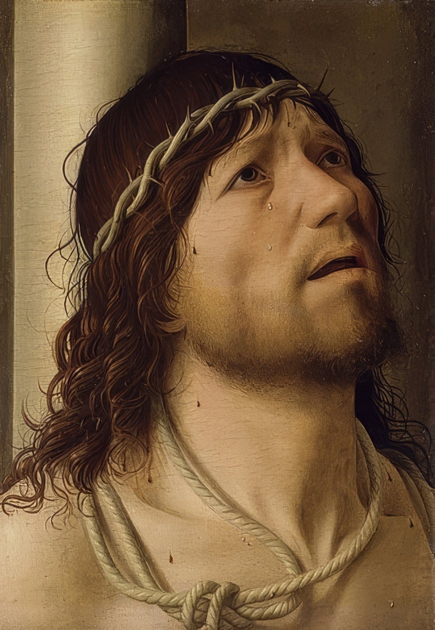 Kristus na sloupu mučednictví od Antonello da Messina