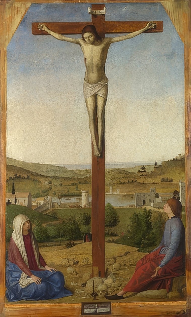 Ukřižování Krista. 1475 od Antonello da Messina