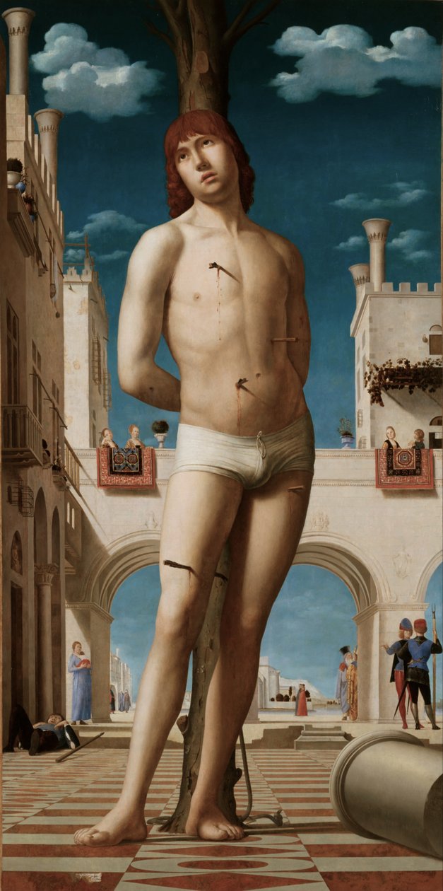 Německy: Hl. Sebastian od Antonello da Messina