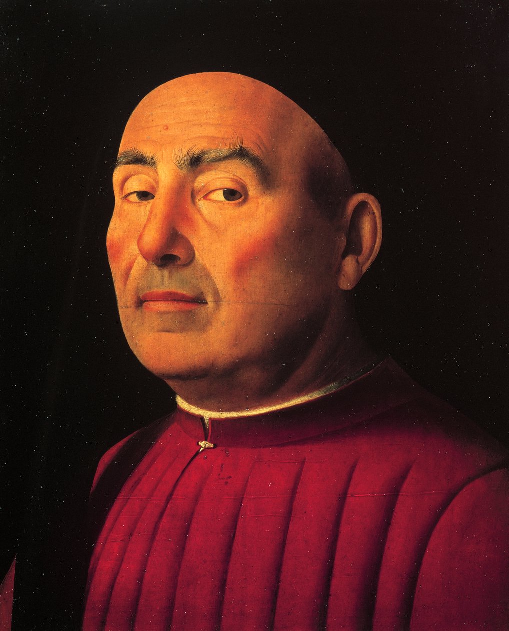 Portrét muže nebo Trivulzio (olej na dřevě) od Antonello da Messina