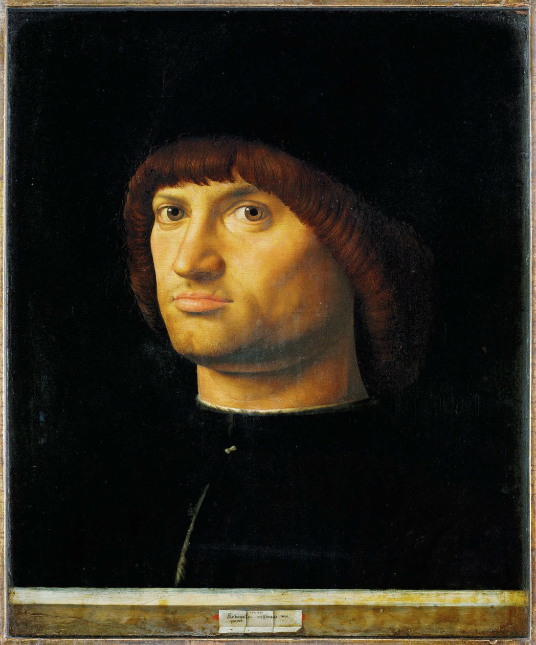 Portrét muže, Il Condottiere od Antonello da Messina