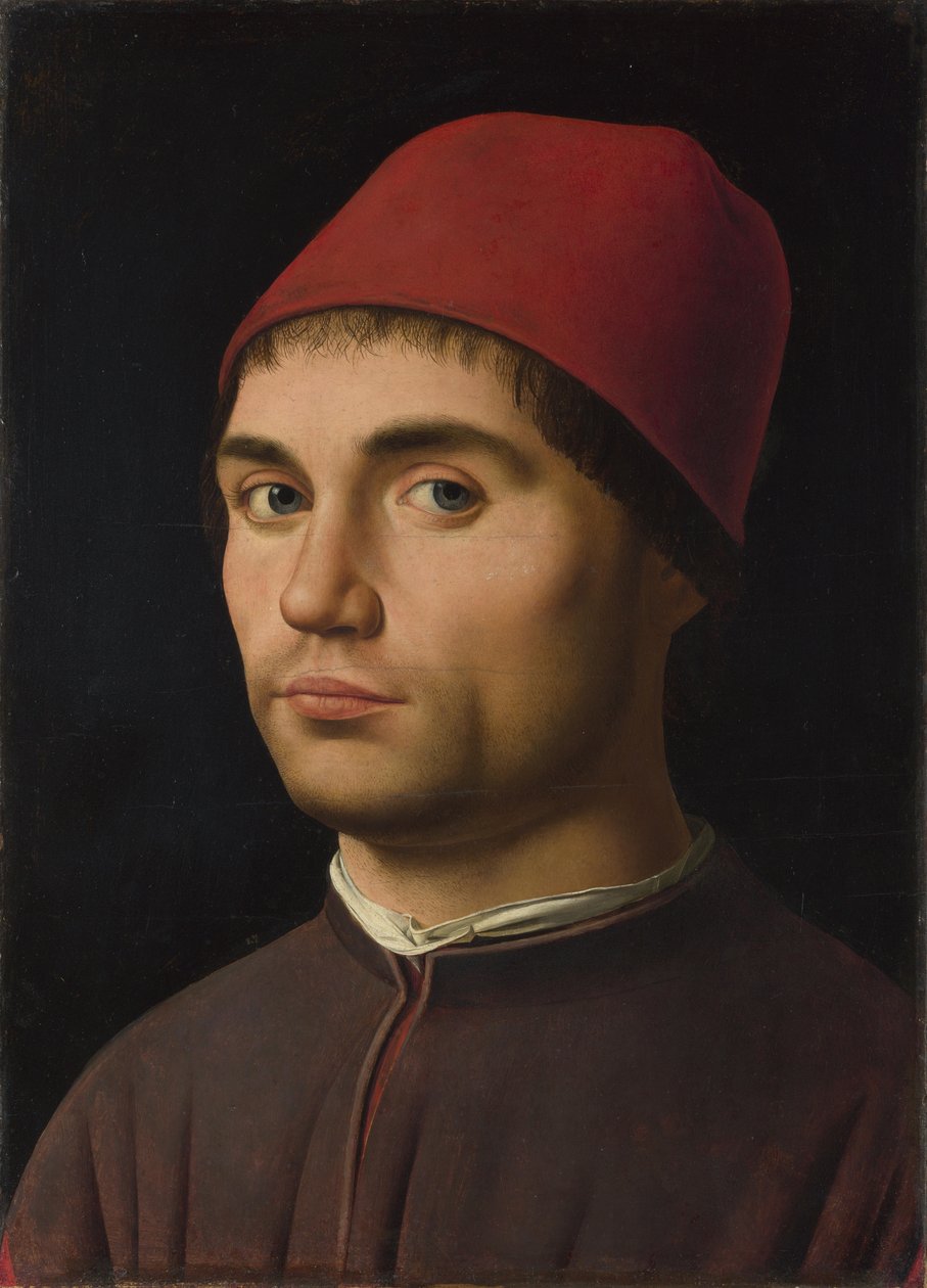 Portrét muže, cca 1475 od Antonello da Messina