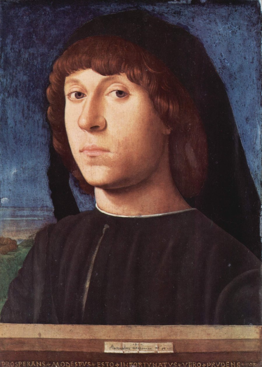 Portrét mladého muže od Antonello da Messina