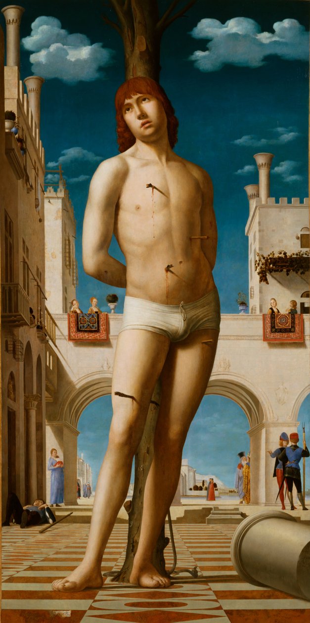 Svatý Šebestián, 1478 od Antonello da Messina