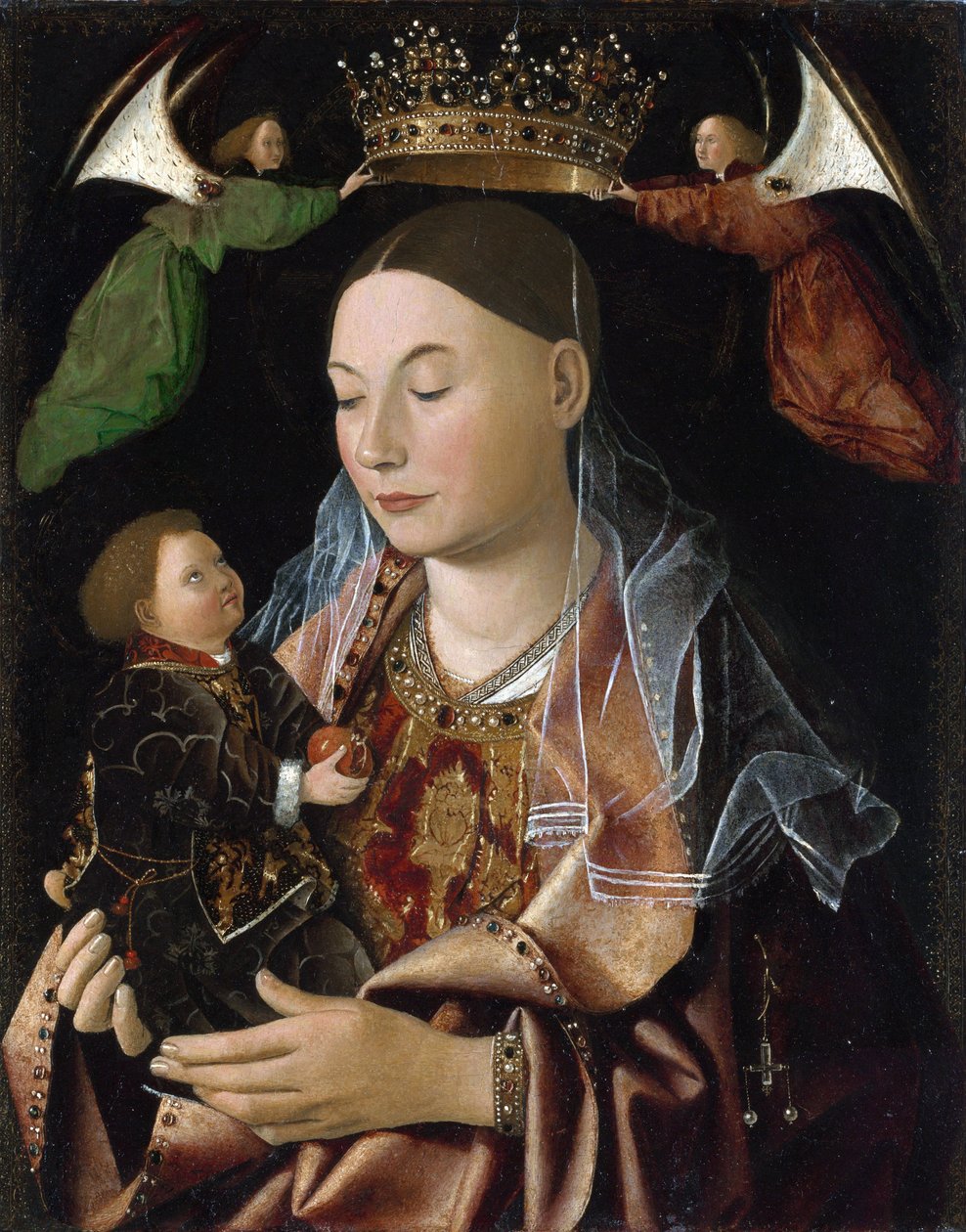 Panna s dítětem od Antonello da Messina