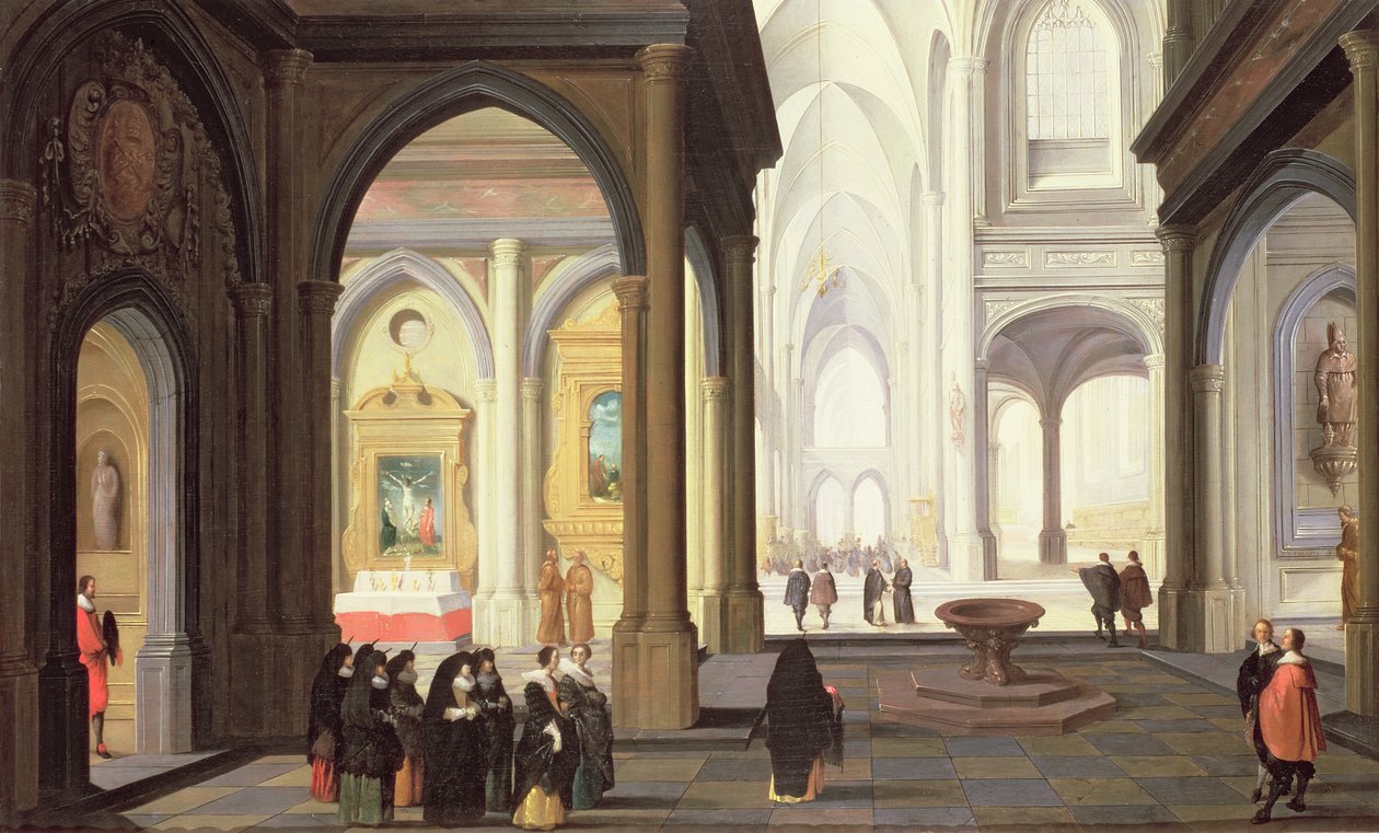 Interiér kostela od Antoni van Dalen