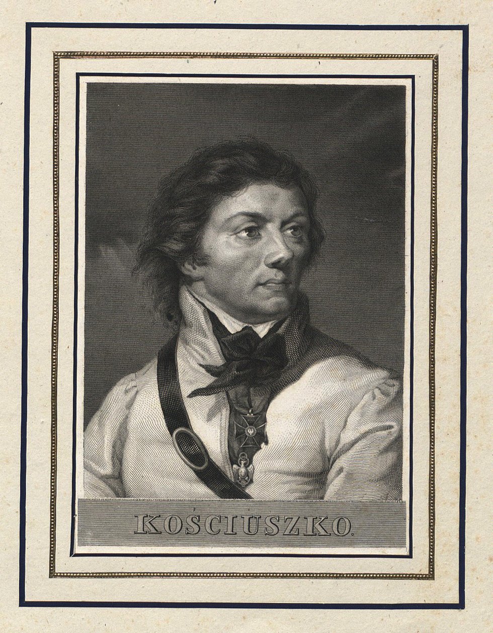 Portrét Tadeusze Kosciuszka 1746-1817 od Antoni Oleszczynski