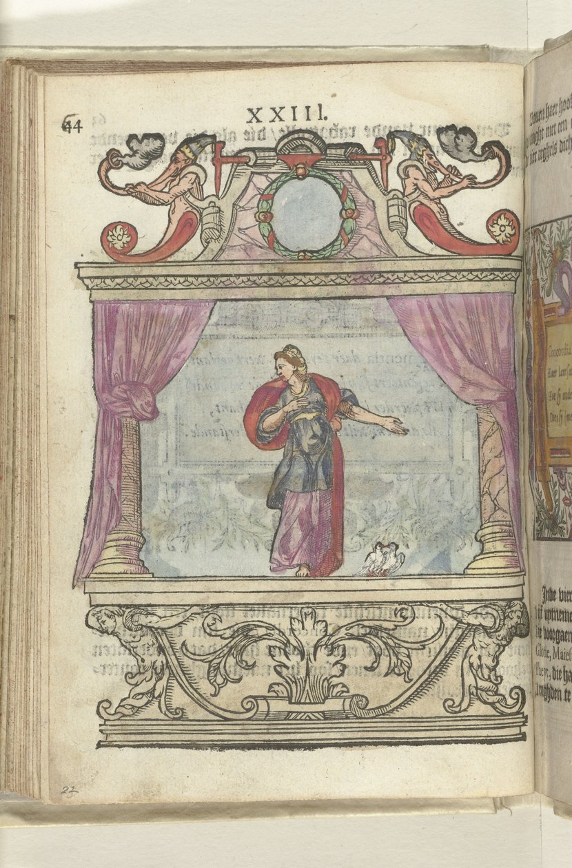 Jeviště s personifikací Eendracht (Concordia), 1578 od Antoni van Leest