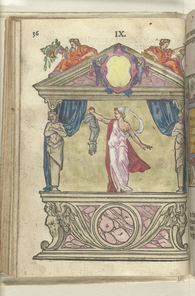 Jeviště s personifikací velkorysosti (Magnanimitas), 1578 od Antoni van Leest