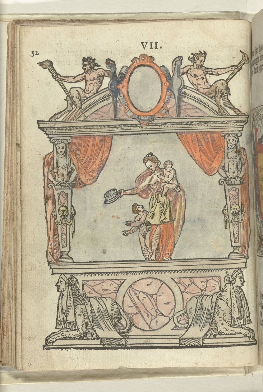 Jeviště s personifikací lásky (Charitas), 1578 od Antoni van Leest