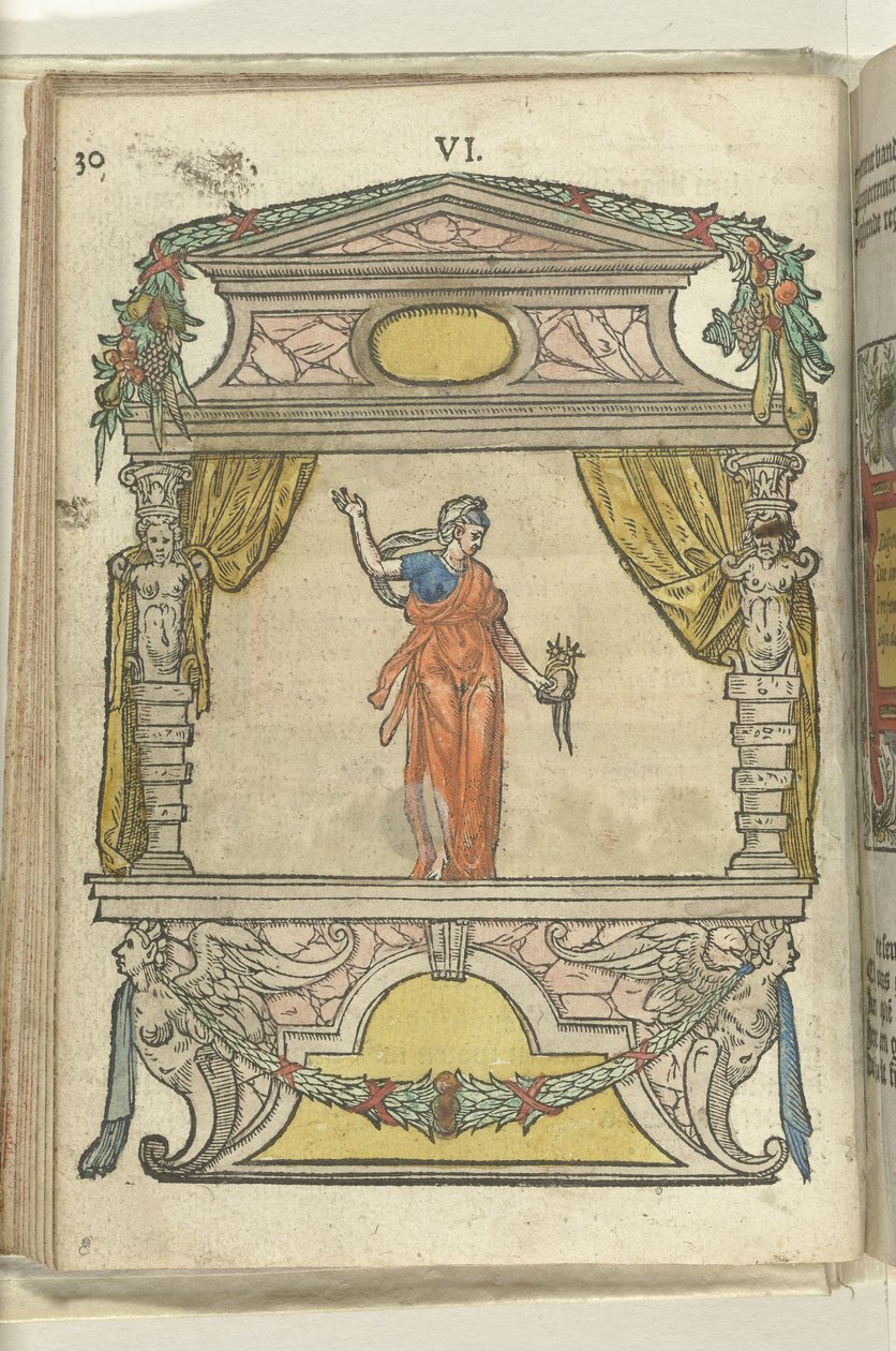 Jeviště s personifikací Pilnosti (Diligentia), 1578 od Antoni van Leest
