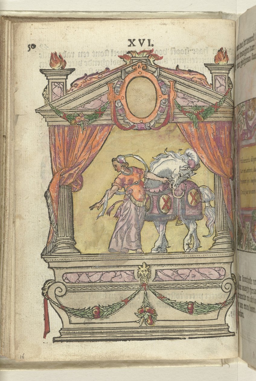 Scéna s personifikací vytrvalosti (Perseverantia), 1578 od Antoni van Leest