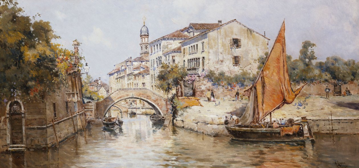 Benátské stojaté vody od Antonia Maria de Reyna Manescau