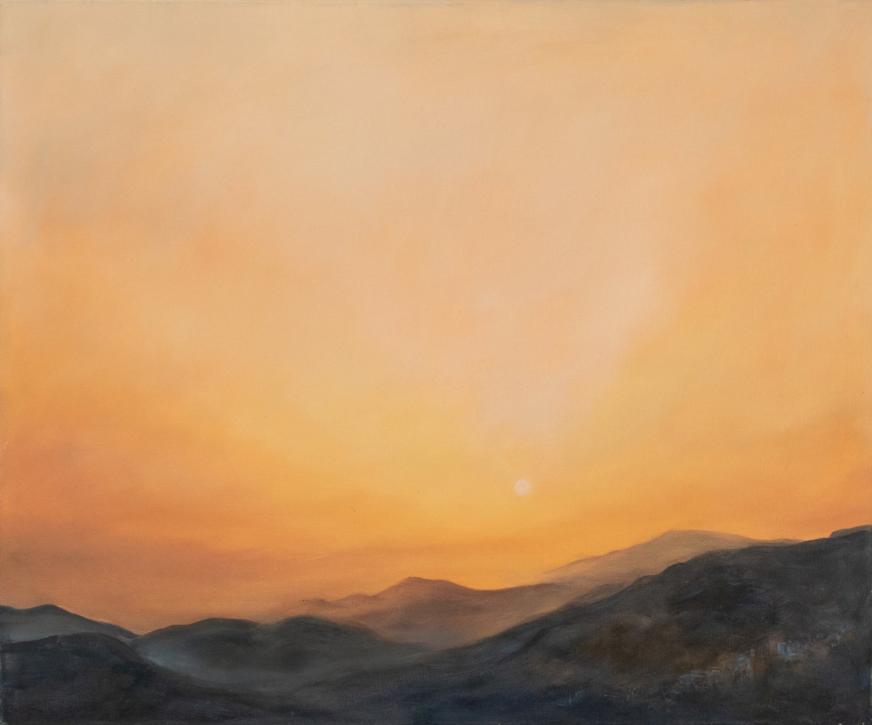 Africký písek, Andalusie, 2002 (olej na plátně) od Antonia Myatt