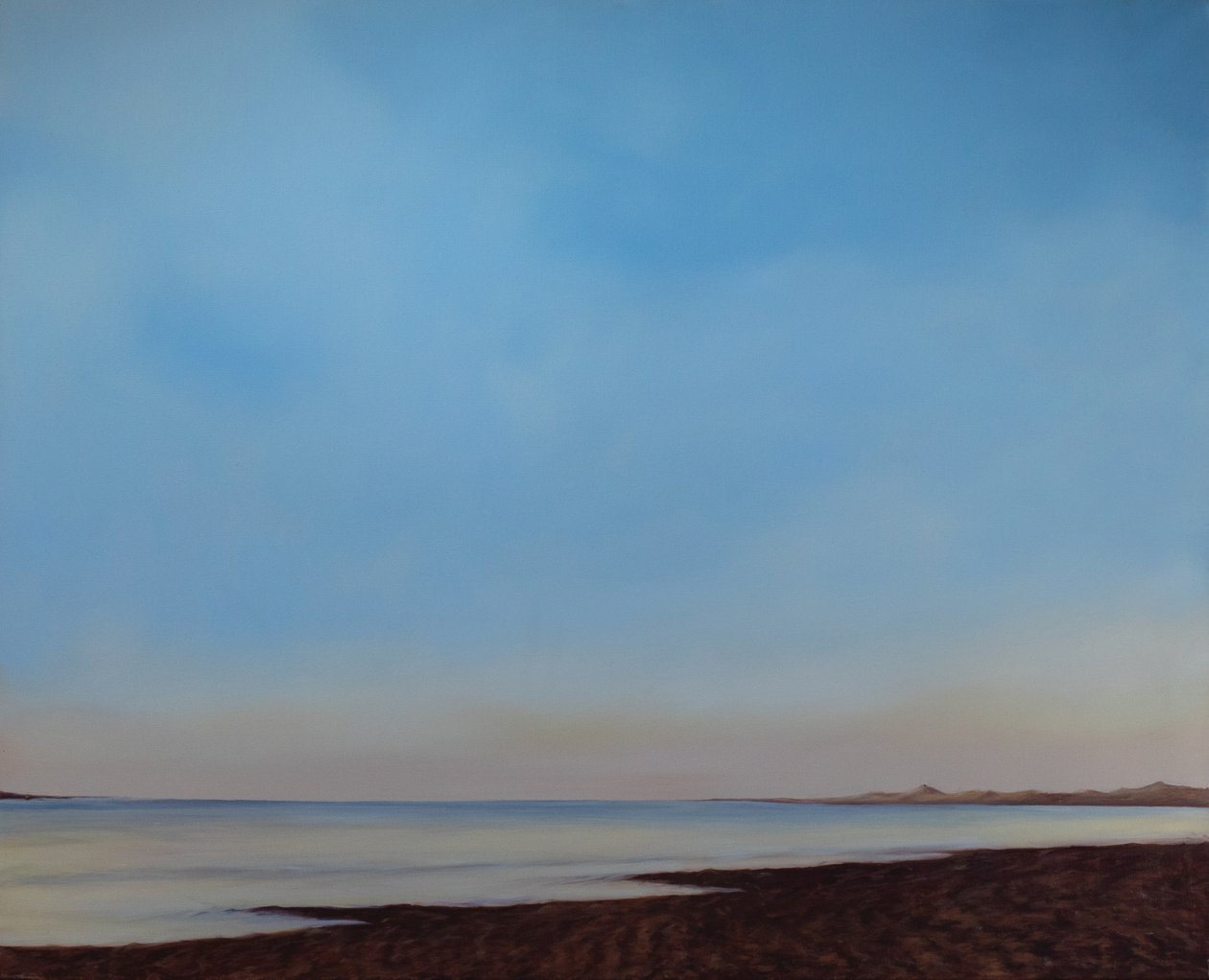 Instow Beach, Tide menee ulos, n.2008 (öljy kankaalle) od Antonia Myatt