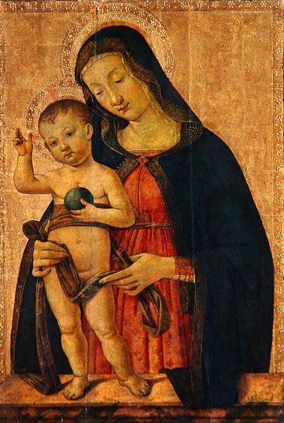 Madonna a dítě od Antoniazzo Romano