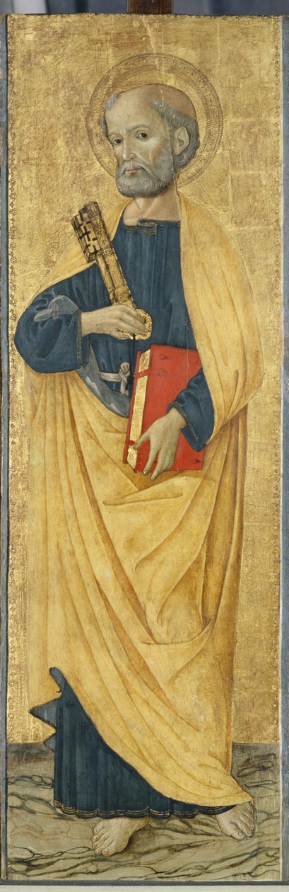 Apoštol Petr, cca 1500 (tempera na topolovém dřevě) od Antoniazzo Romano