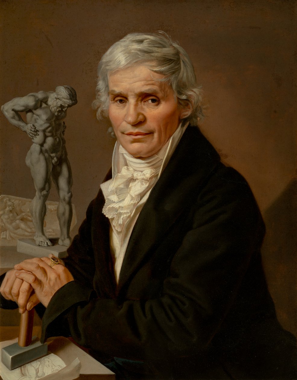 Portrét sochaře Josefa Malinského, 1818 od Antonin Machek