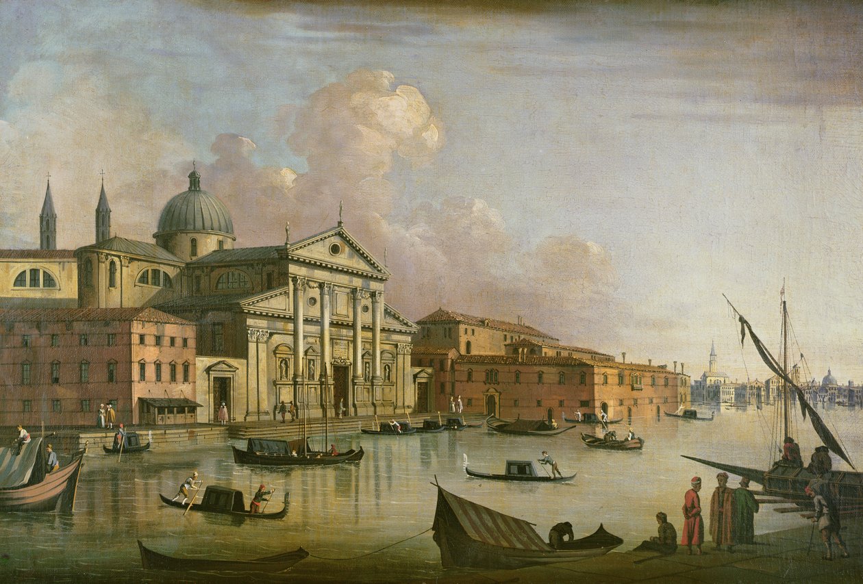 Benátky: Pohled na San Giorgio Maggiore (pár 63930) od Giovanni Antonio Canal
