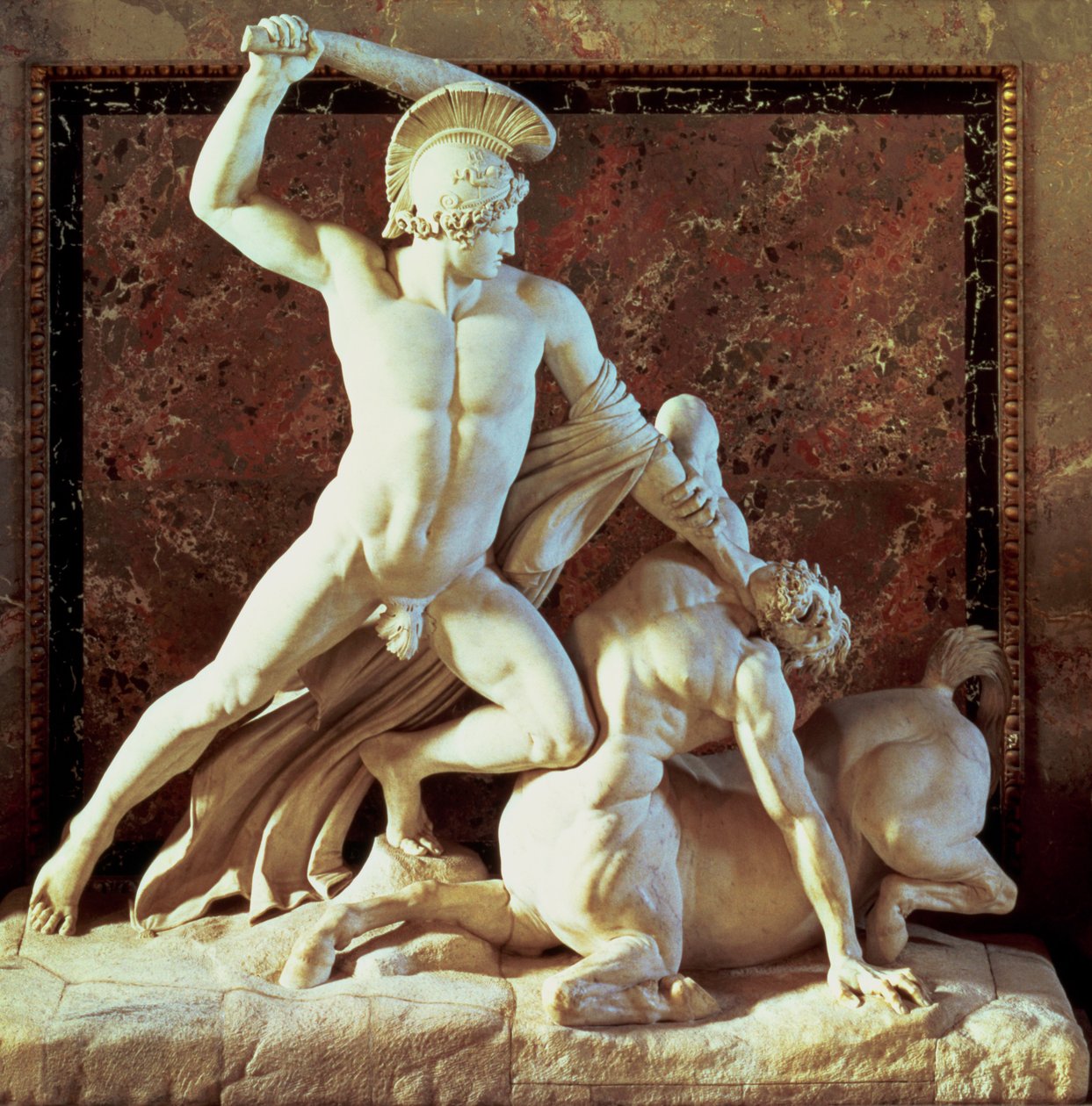 Theseus zabíjející kentaura (mramor) od Antonio Canova