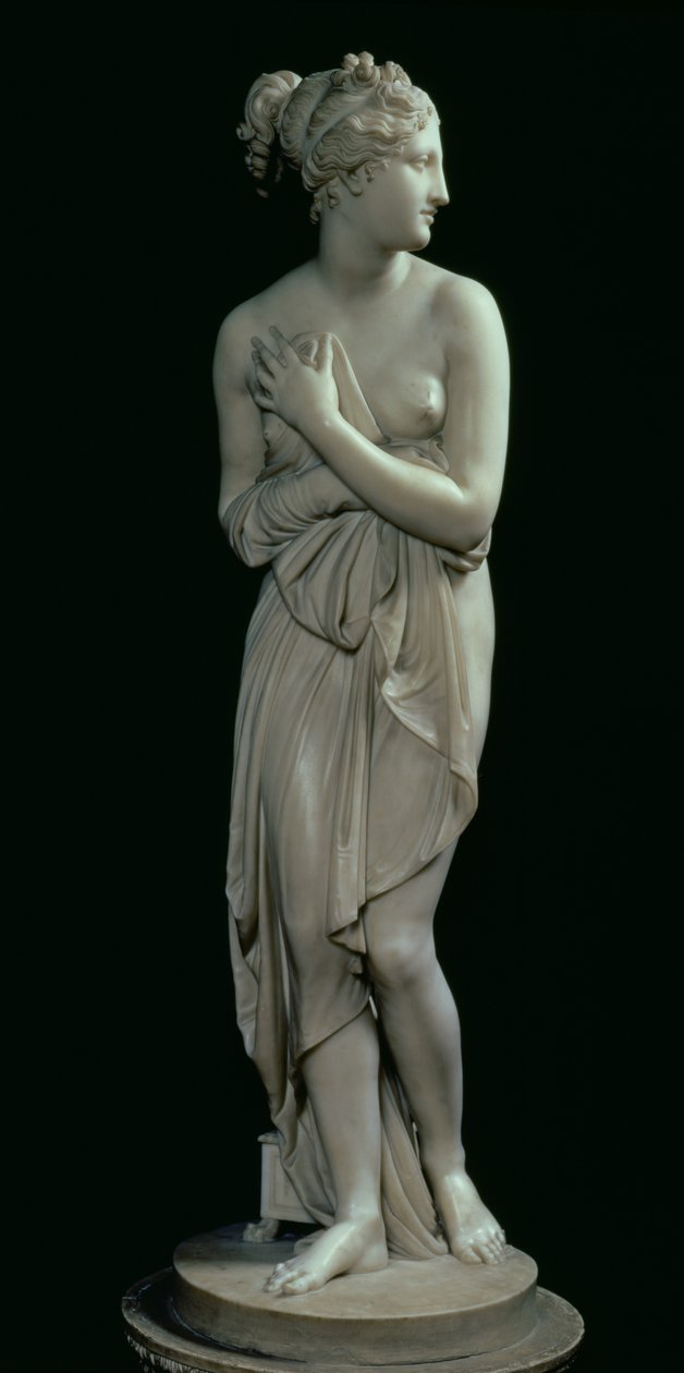 Venuše, čelní pohled, 1810 (mramor) (viz také 124326) od Antonio Canova