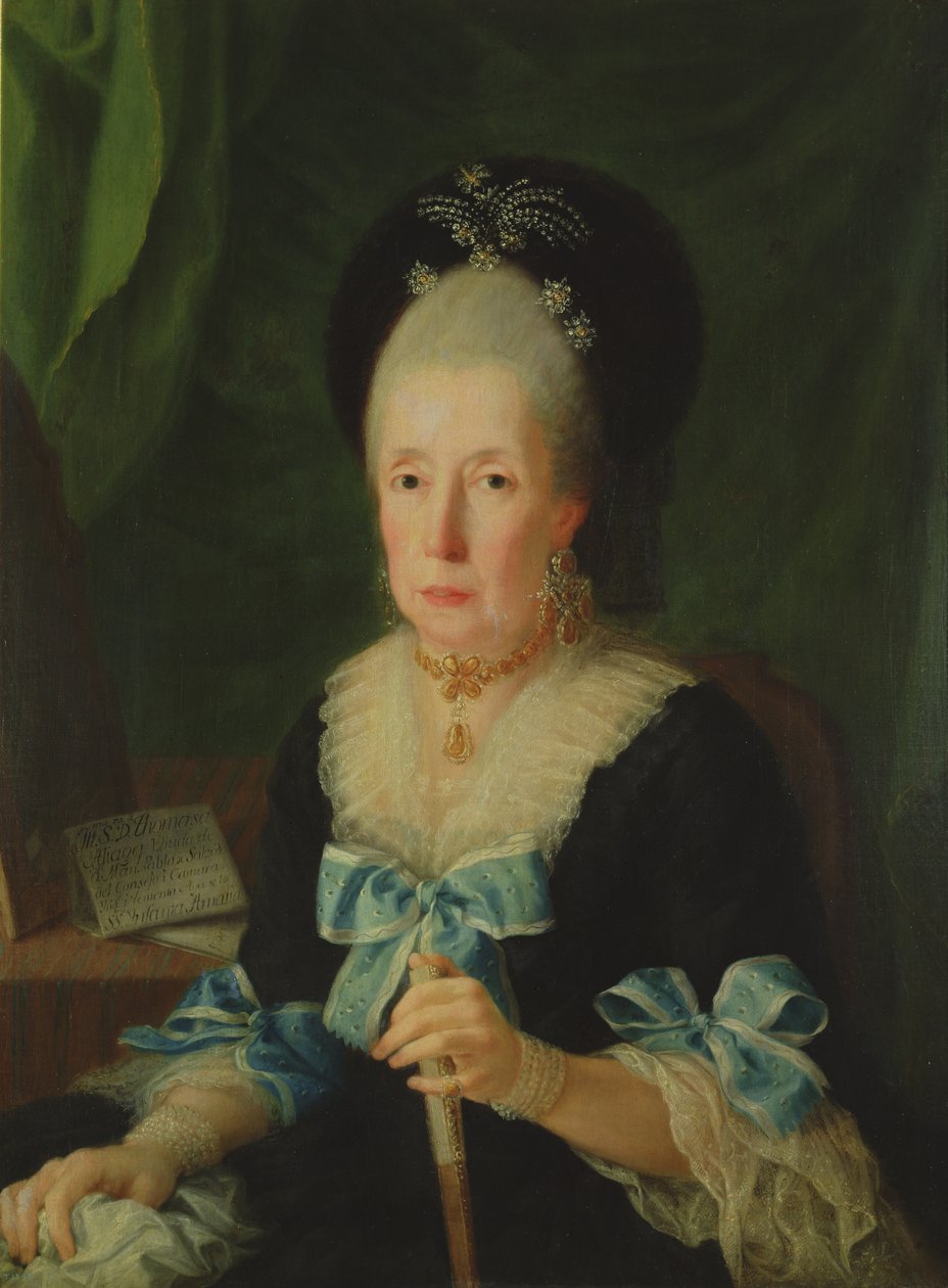 Dona Tomasa de Aliga (olej) od Antonio Carnicero