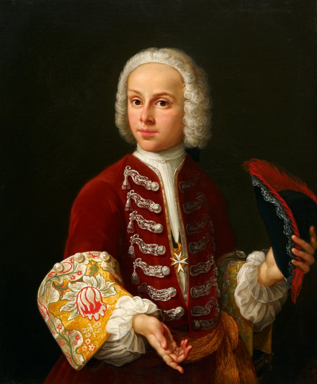 Mladý rytíř řádu sv. Jana, kolem roku 1730 od Antonio David