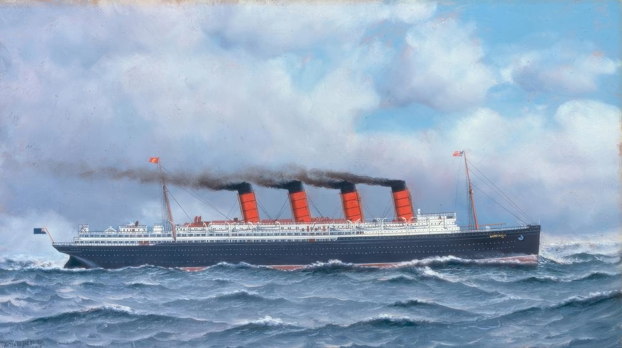 Lusitania od Antonio Jacobsen