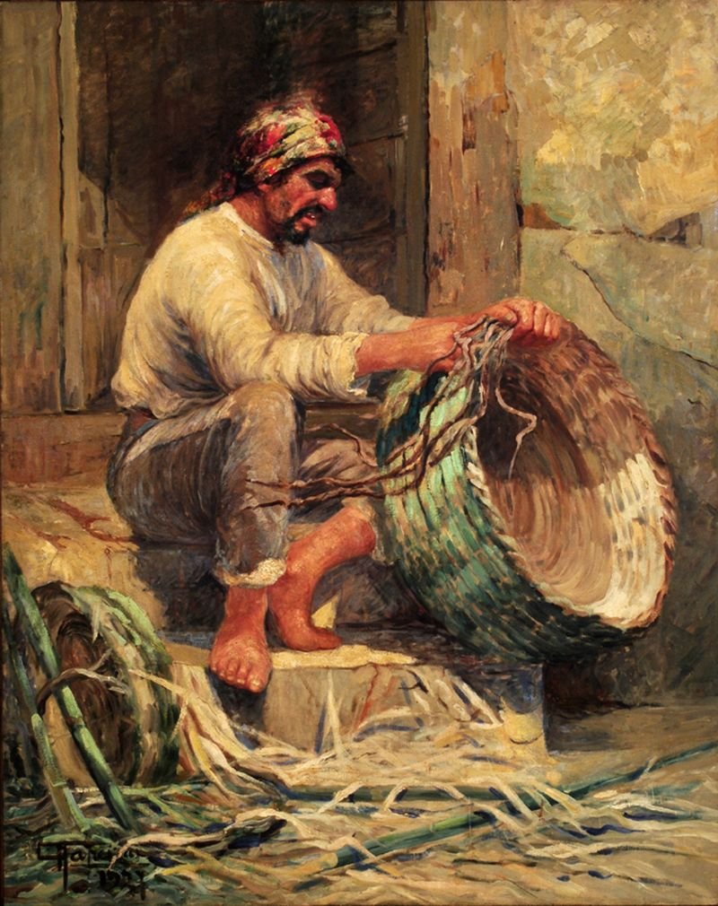 Košíkář od Antonio Parreiras