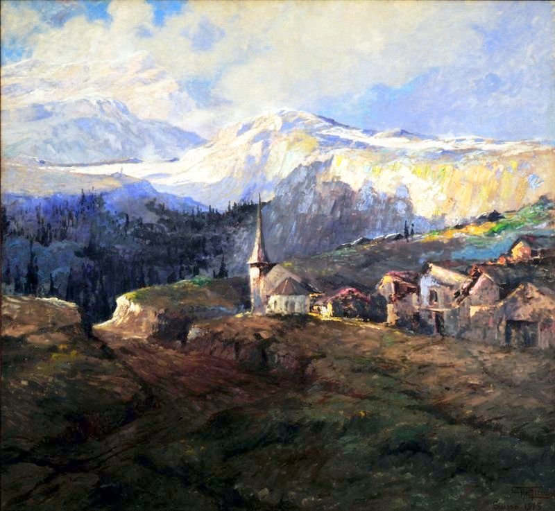 Vallee de la Dala Švýcarsko od Antonio Parreiras