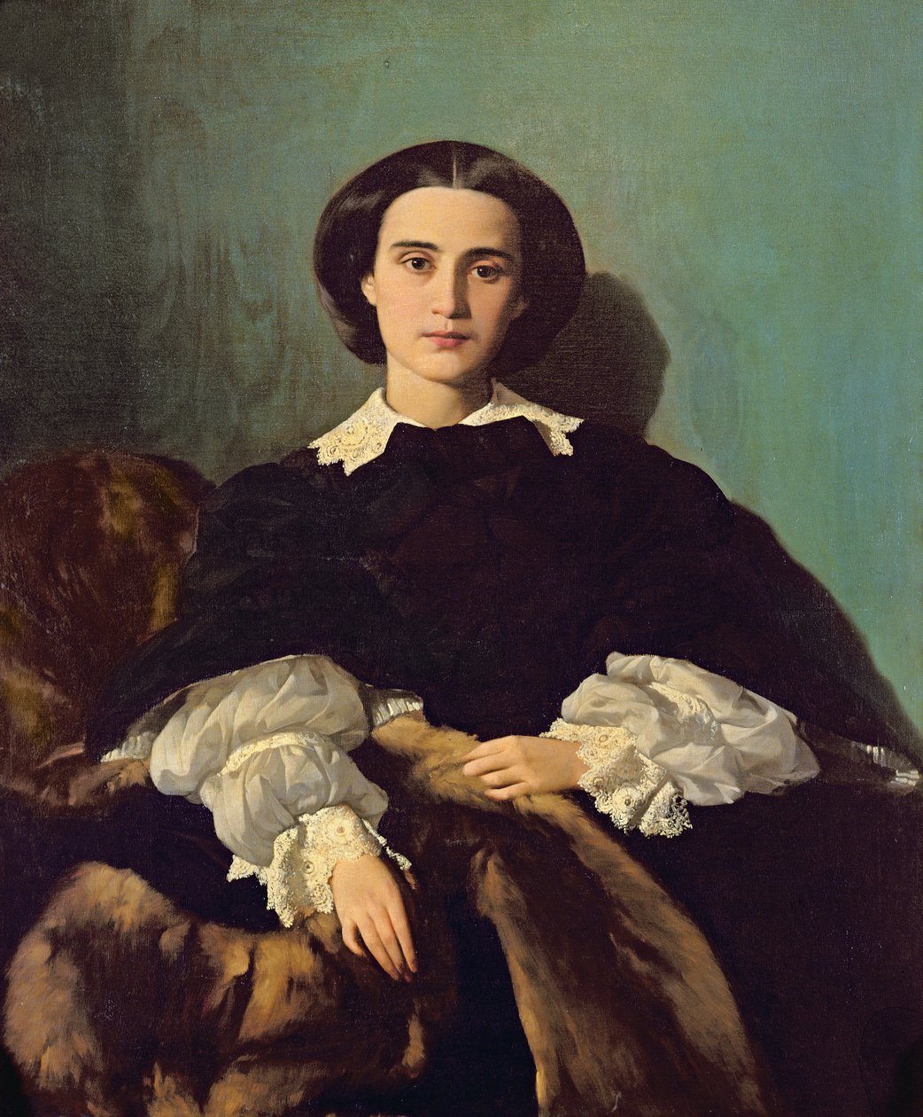 Portrét Contessy G. Tempestini, 1854 od Antonio Puccinelli