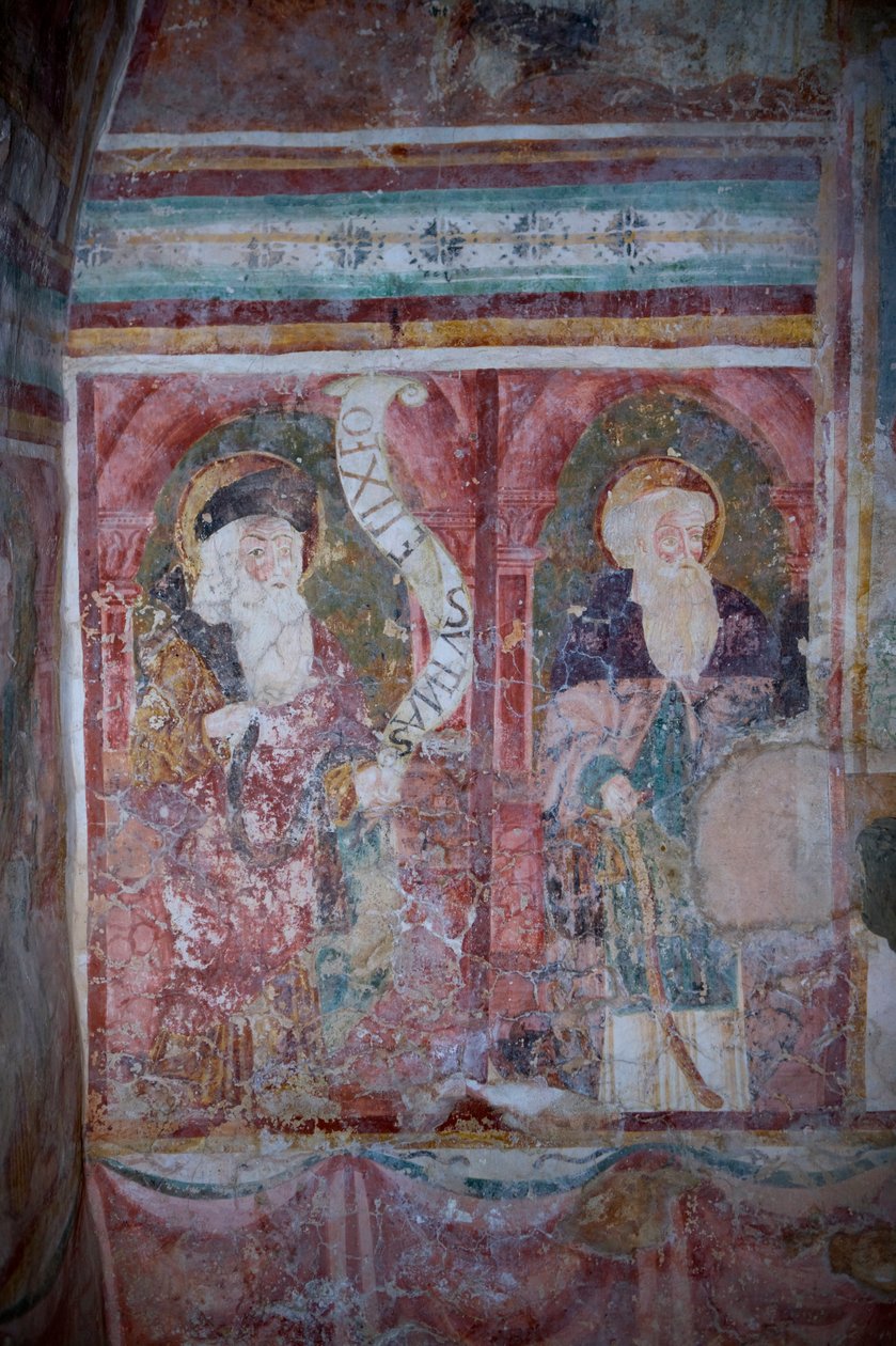 Svatý Eliáš Jeruzalémský a svatý Antonín Opat od Antonio da Padova