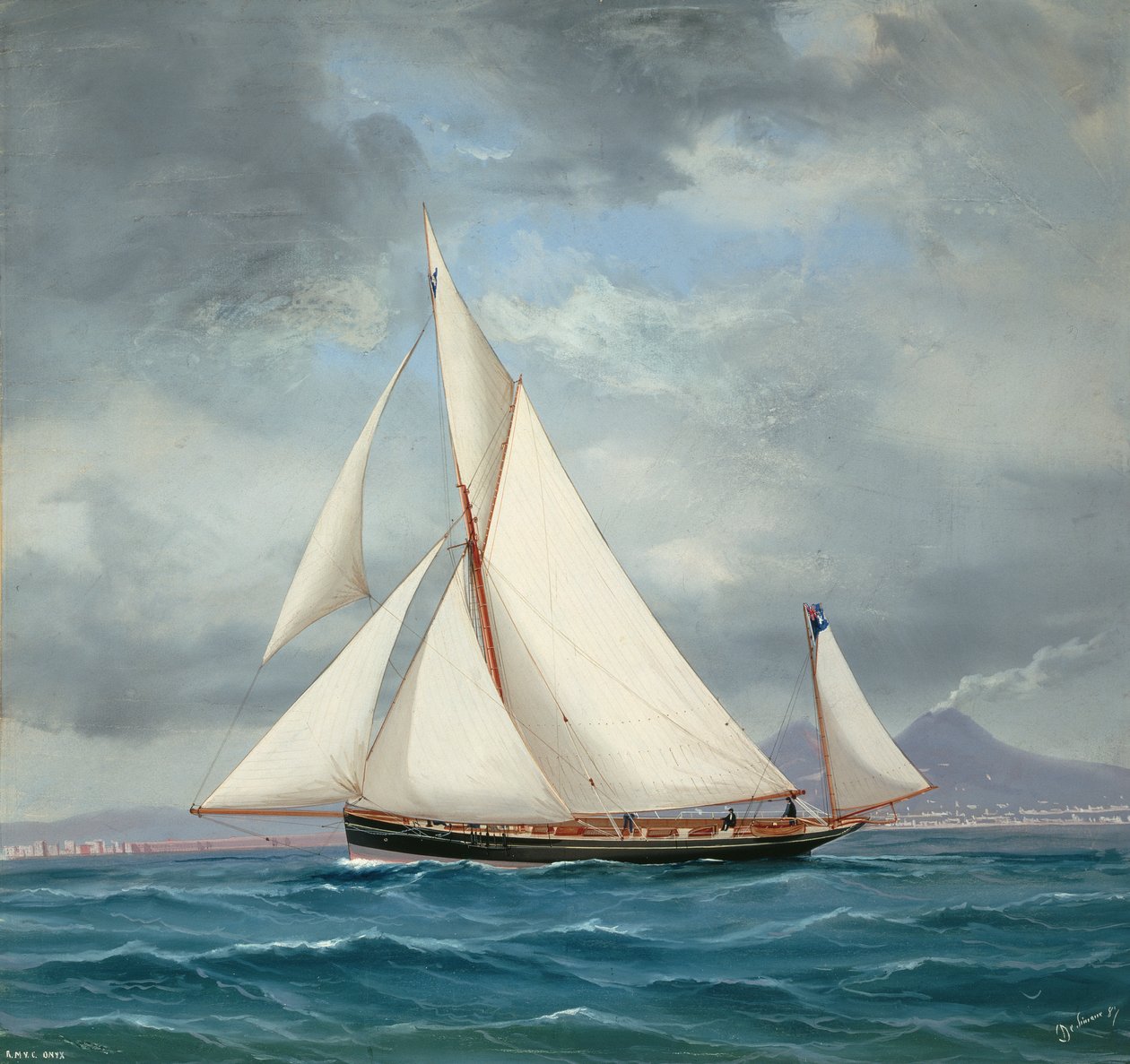 Yawl ONYX, 52 tun, 1889 od Antonio de Simone