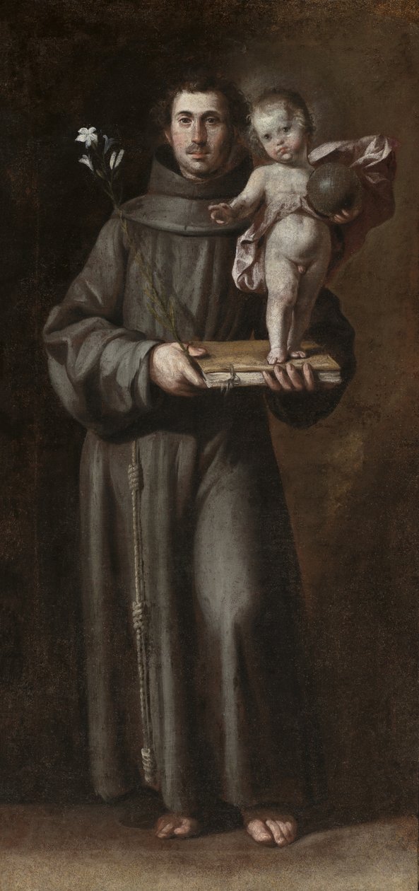 Svatý Antonín z Padovy od Antonio del Castillo y Saavedra
