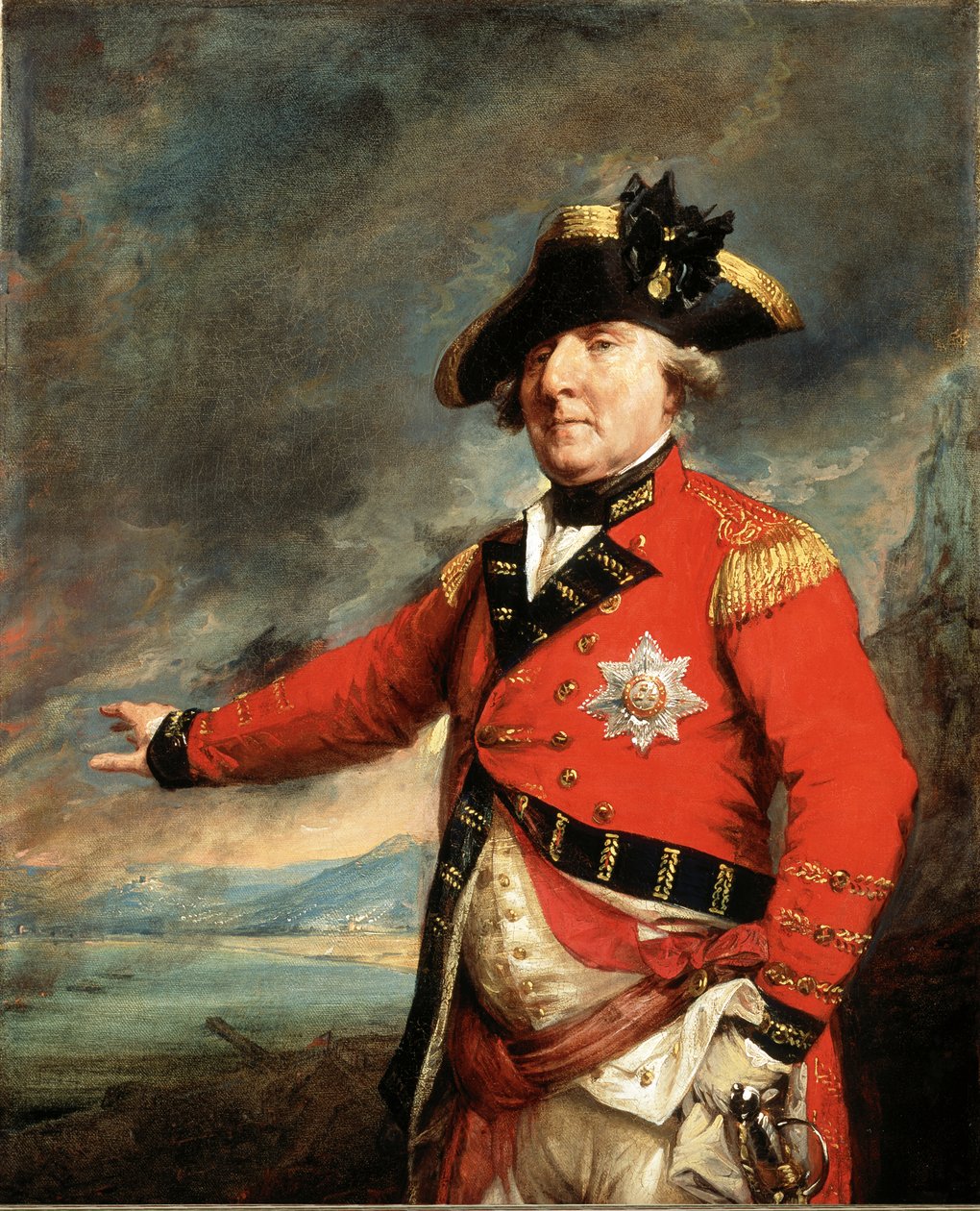 Generál George Augustus Eliott (později 1. baron Heathfield) od Antonio (attr.to) Poggi