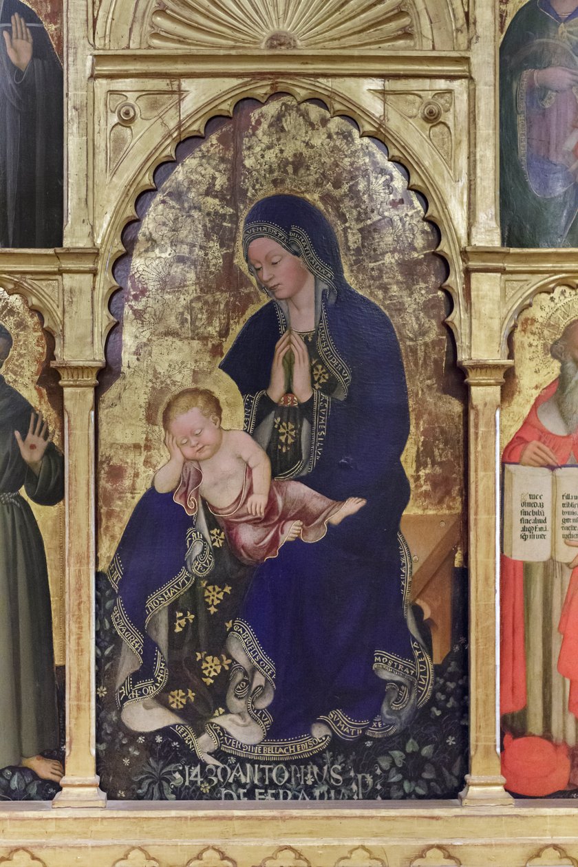 Polyptych svatého Donáta, detail od Antonio (c.1400 49) Alberti