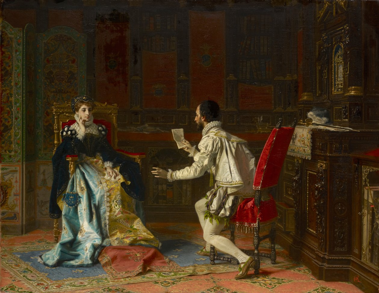 Tasso Čte své "Gerusalemme liberata" princezně Eleonoře d