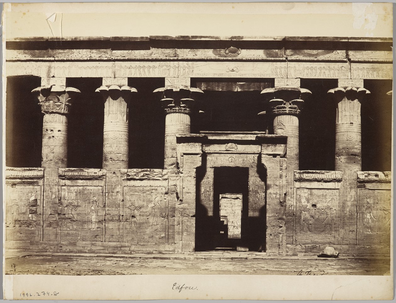 Edfu, Egypt od Antonio Beato
