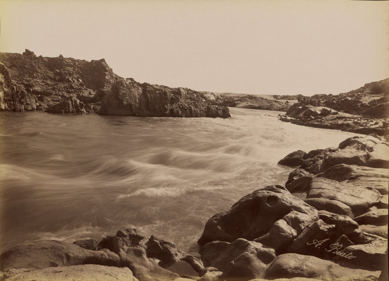 [The Rapid of the First Cataract] / [Le Rapide de la Premiere Cataracte] od Antonio Beato