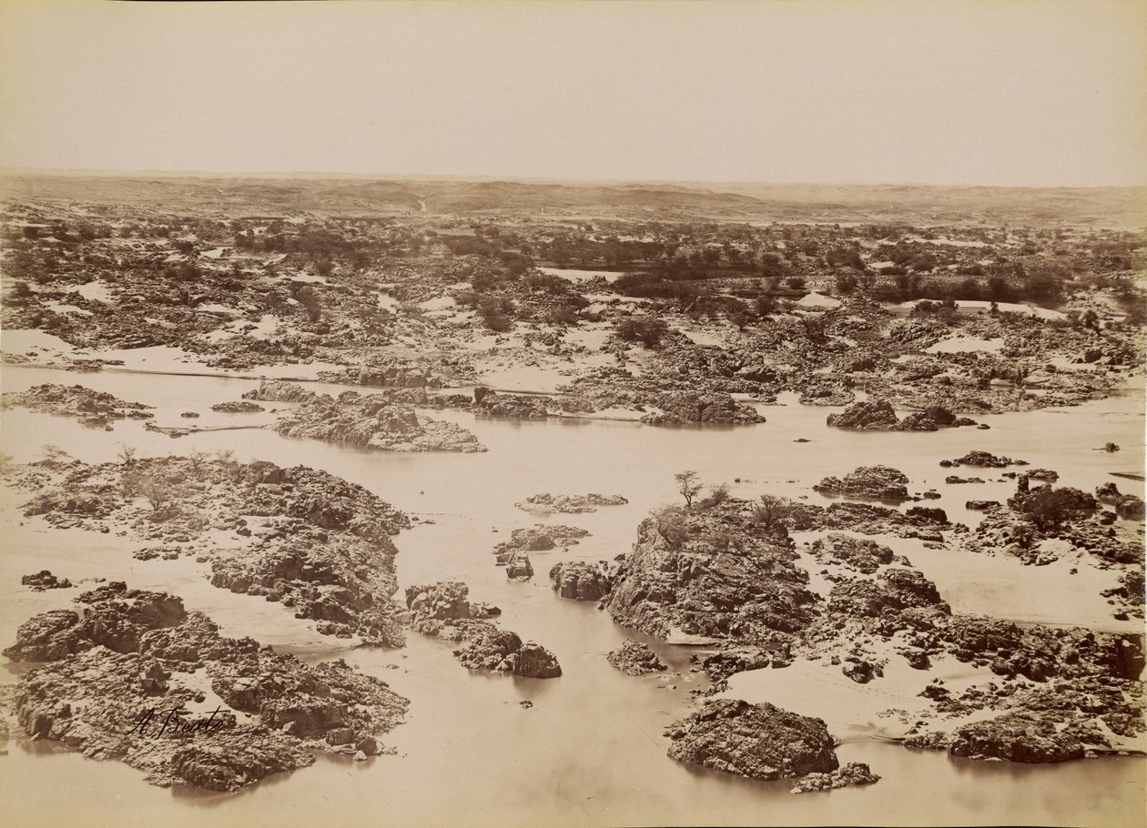 [Pohled na první katarakt] / [Vue de la Premiere Cataracte] od Antonio Beato