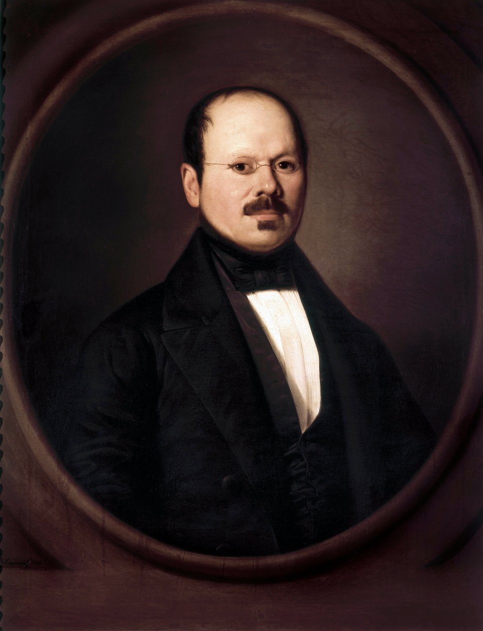 Portrét Antonia Maria ESQUIVEL Y SUAREZ DE URBINA (1806-1857). Obraz Antonia BENAVIDESE od Antonio Benavides