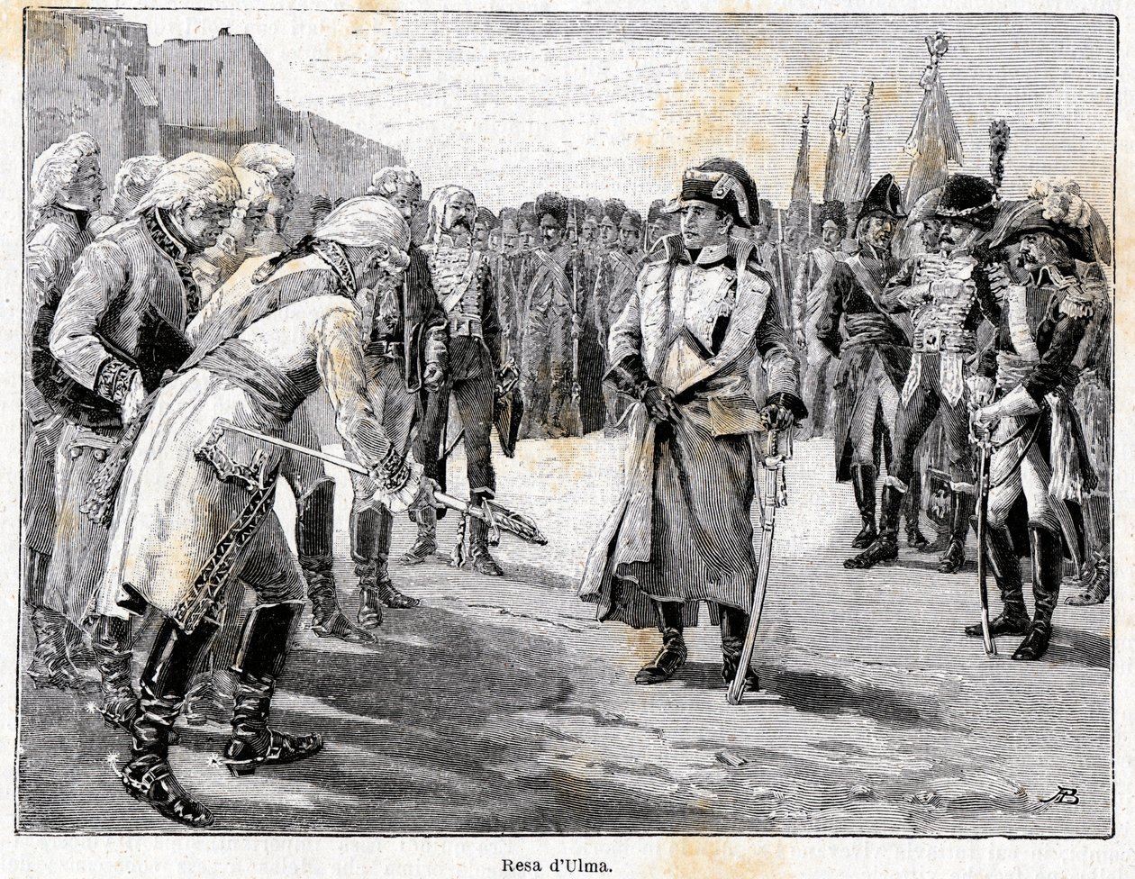 Napoleon Bonaparte, vítězný v bitvě u Ulmu, 20. října od Antonio Bonamore