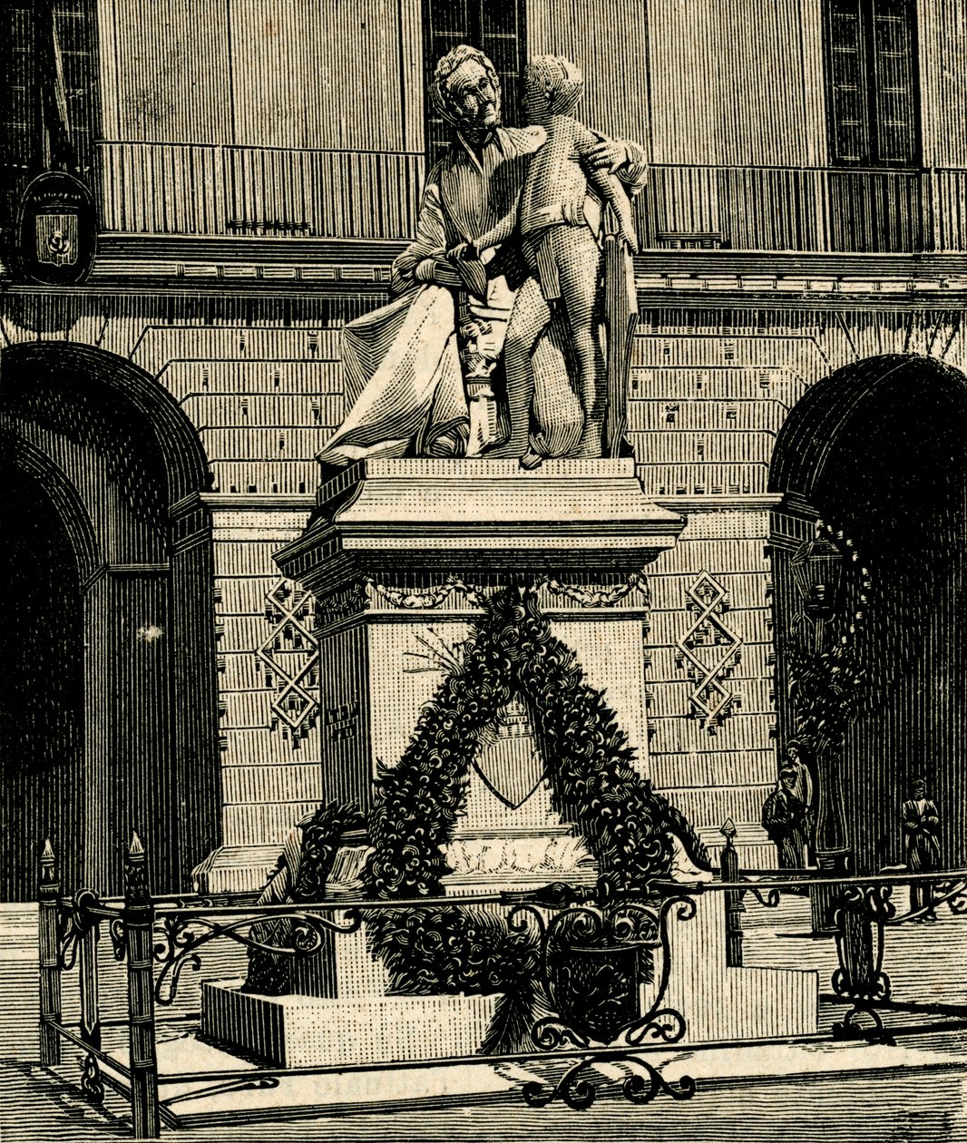 Památník Francesca Capece (1769-1848), Antonio Bortone (1844-1938), Maglie, Apulie, Itálie od Antonio Bortone