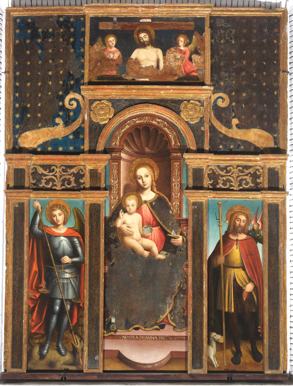 Polyptych Panny Marie Útěchy od Antonio Brea